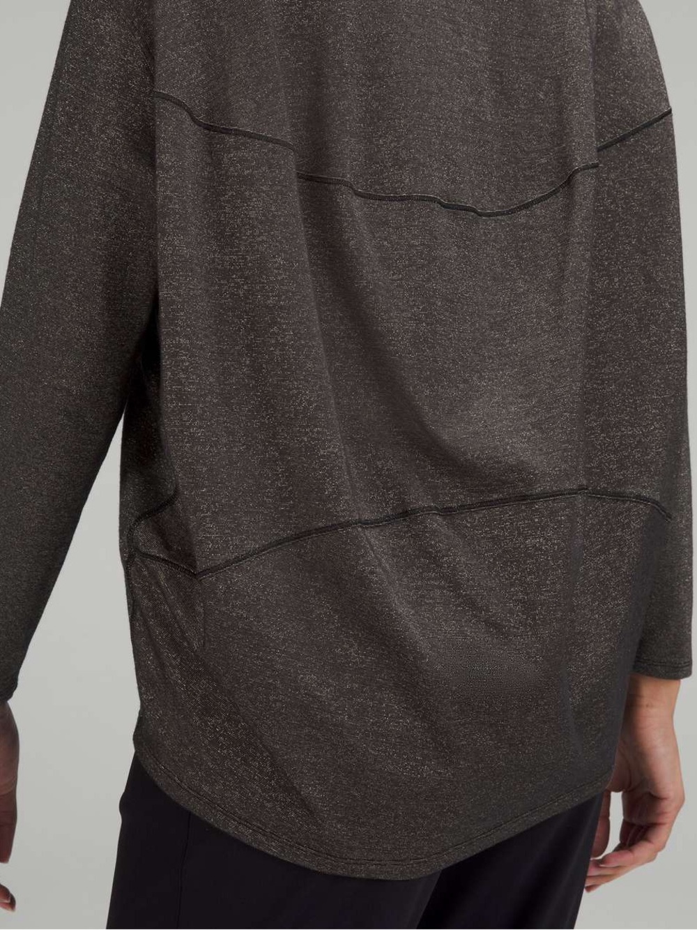 Lululemon Back in Action Long Sleeve Shimmering Shirt Size 6 - Picture 2 of 8